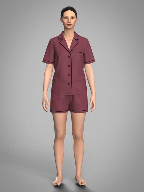 Пижама с шортами ФЛЖ 5.2