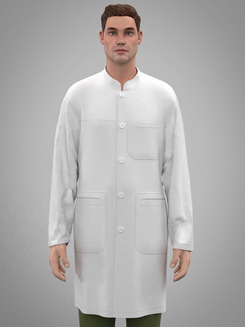 Халат медичний чоловічий ФЛМ 2.3