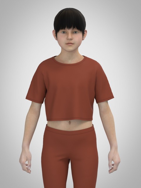 Футболка укороченная ФЛД 3.9